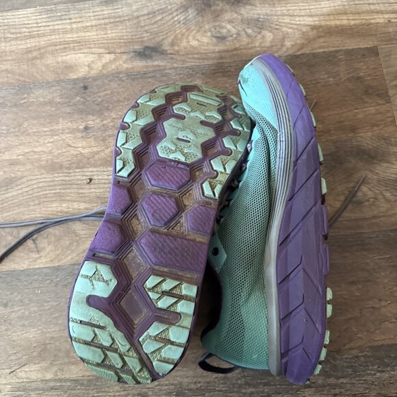 Hoka One One Challenger Hiking Women's Size 9 Teal Athletic Running Shoes Walk - Picture 5 of 6